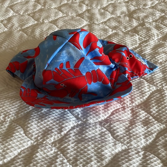 The Original Flap Happy Hat, Size Small, Blue/Red/Black - Picture 5 of 10